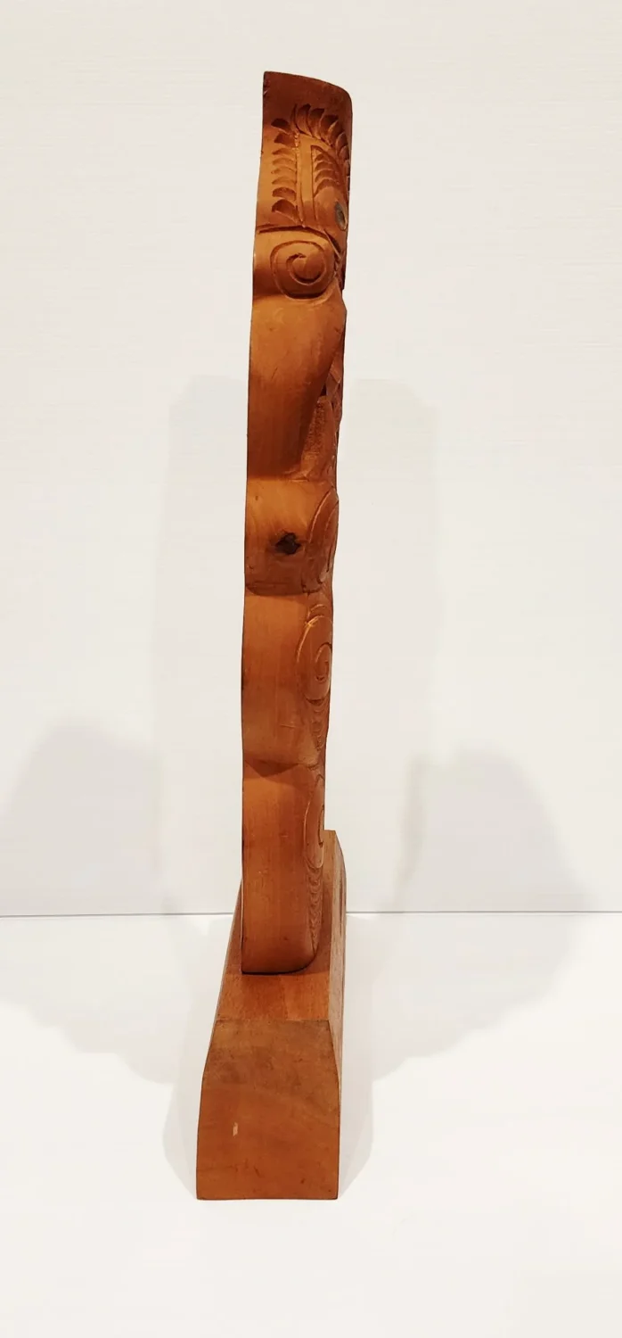 Wooden Hand Carved X-Large Manaia on Stand - WA042