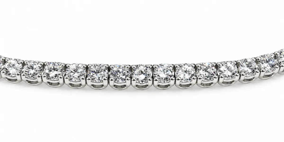 9ct White Gold 4.17ct TDW Lab-Grown Diamond Tennis Bracelet – 18.5cm - MAUBR033