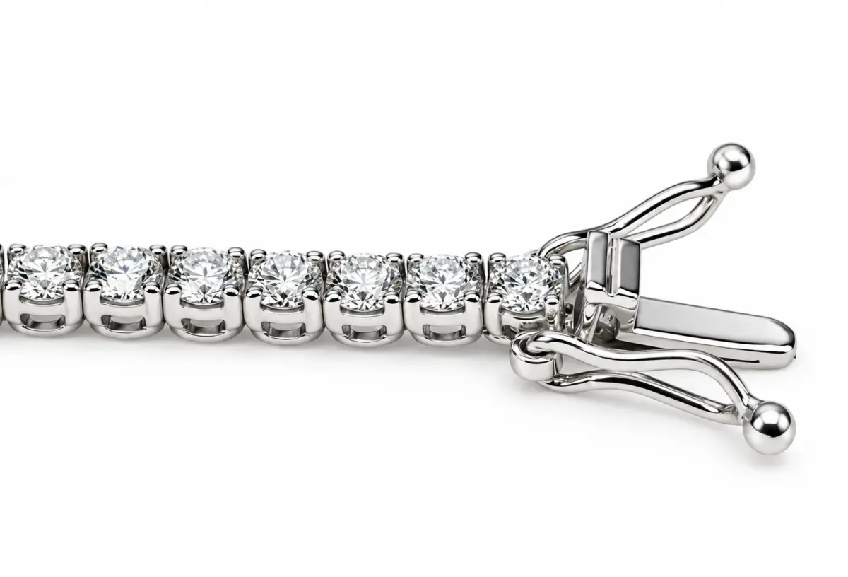 9ct White Gold 4.17ct TDW Lab-Grown Diamond Tennis Bracelet – 18.5cm - MAUBR033