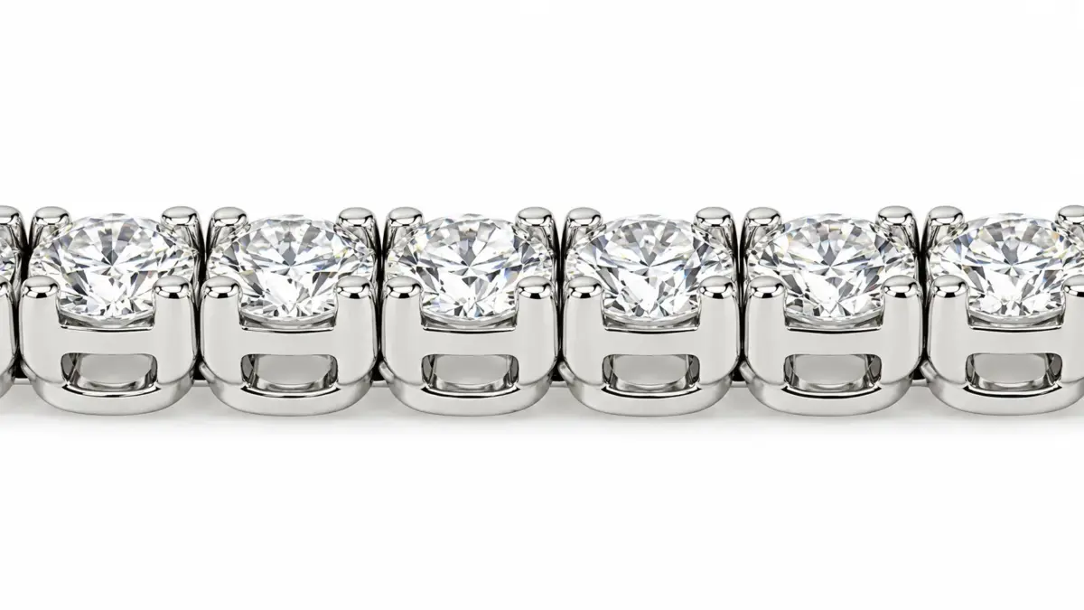 9ct White Gold 4.17ct TDW Lab-Grown Diamond Tennis Bracelet – 18.5cm - MAUBR033