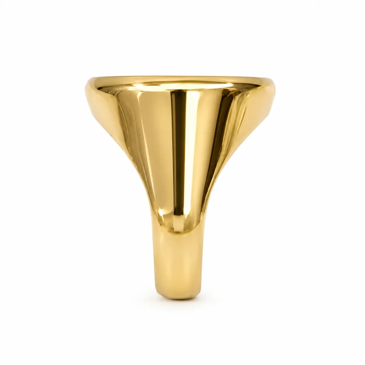 9ct Yellow Gold Samoan Crest Coin Signet Ring – Solid Gold Coin Insert – 15.50g