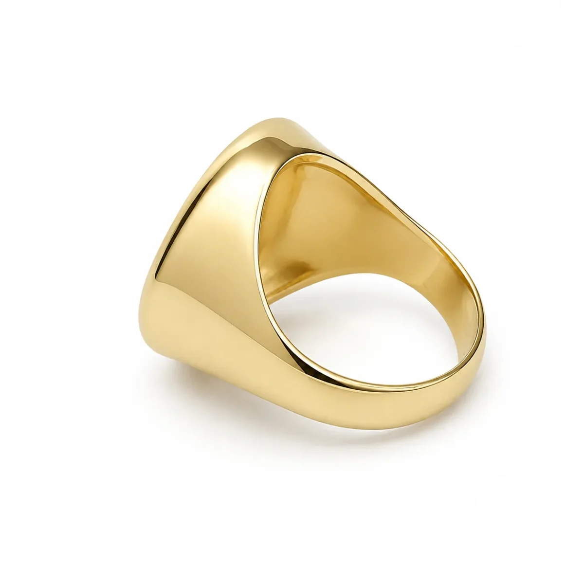 9ct Yellow Gold Samoan Crest Coin Signet Ring – Solid Gold Coin Insert – 15.50g