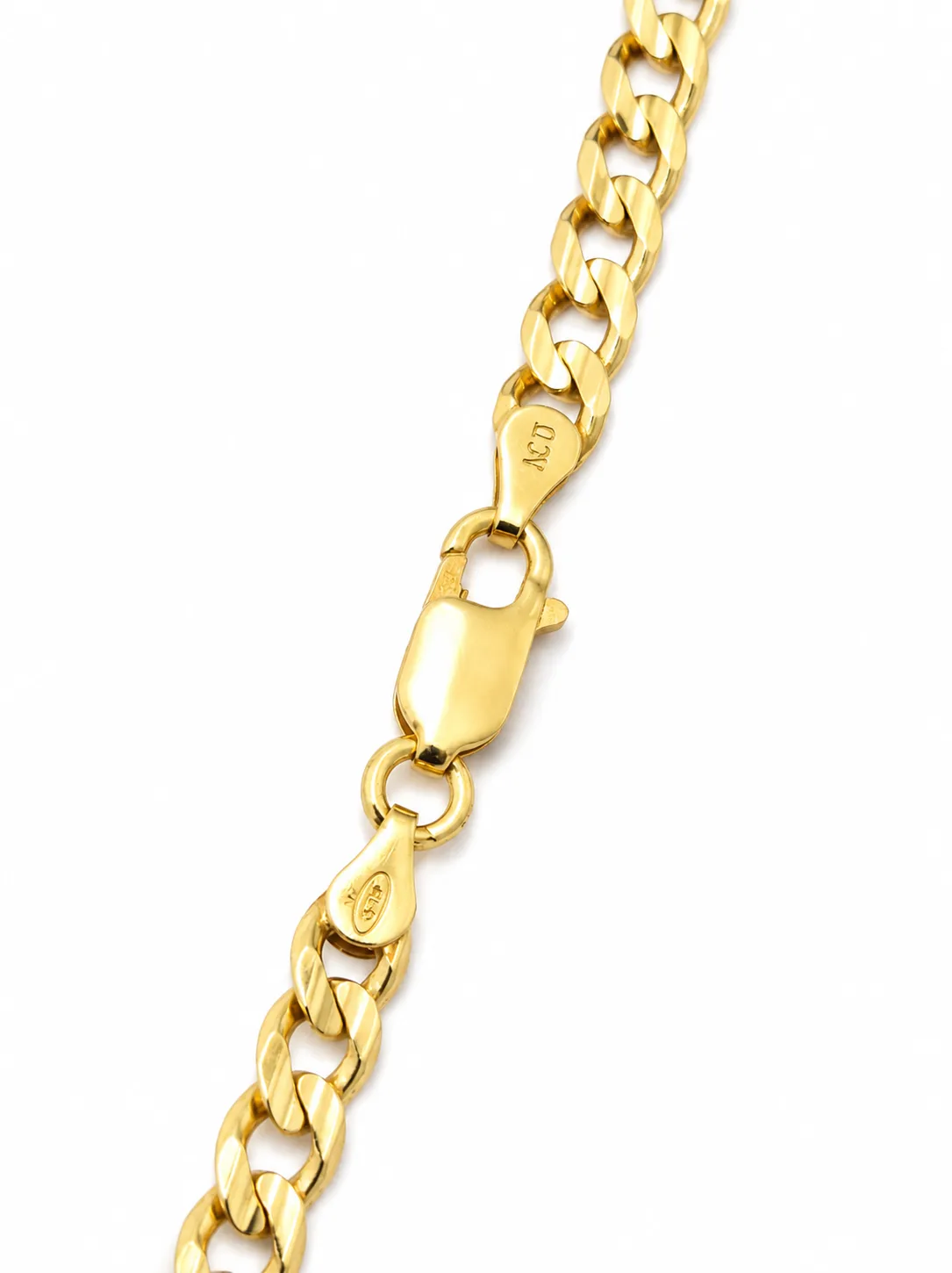 9ct Yellow Gold Solid Concave Curb Link Chain – 55cm | 30g | Made in New Zealand