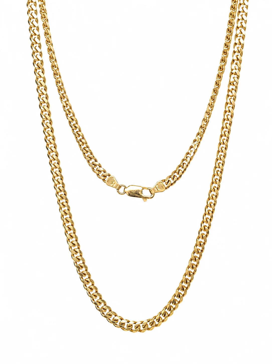 9ct Yellow Gold Solid Cuban Link Chain – 60cm | 26g | 4.15mm - 5MC9Y03560