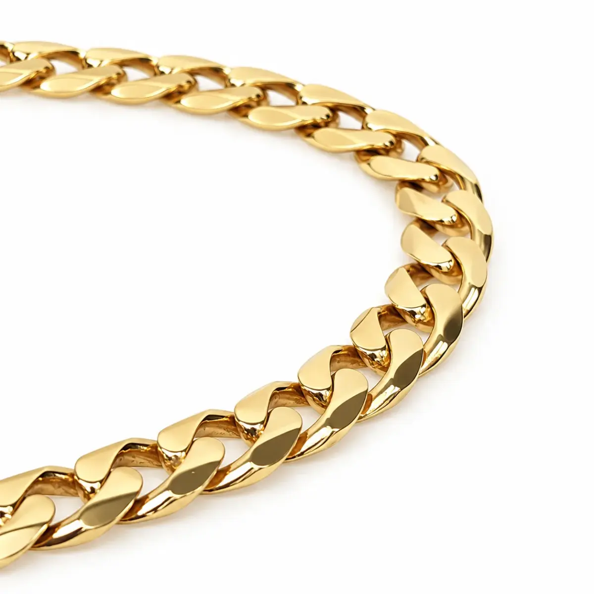 9ct Yellow Gold Solid Curb Link Bracelet – 21cm | 9.90g | Made in New Zealand - 9CTCURB21CM