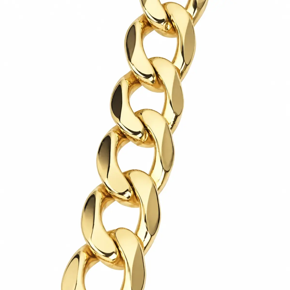 9ct Yellow Gold Solid Curb Link ID Bracelet – 20cm, 10.60g - 9KGZP230ID