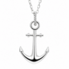 Sterling Silver Solid Anchor Pendant – NZ Made with Complimentary 55cm Chain