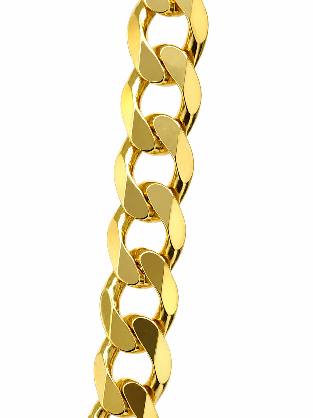 9ct Yellow Gold Flat Bevelled Sided Diamond-Cut 150 Gauge Curb Chain – 60cm Sterling Silver Chains 9ct Yellow Gold Flat Bevelled Sided Diamond-Cut 150 Gauge Curb Chain – 60cm Sterling Silver Chains