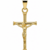9ct Yellow Gold Italian Made Fancy Crucifix Pendant – 26.1mm - 9Y5P0326