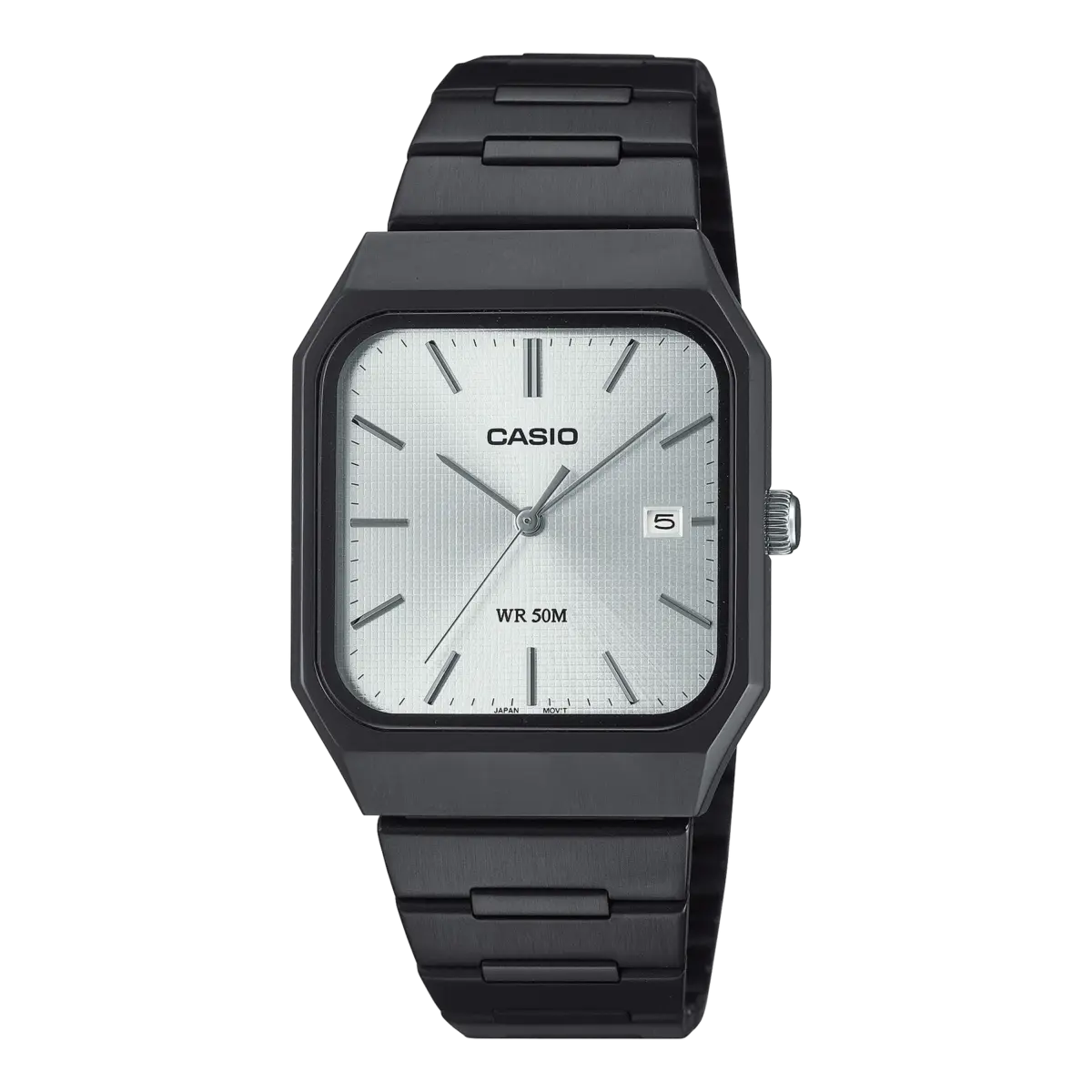 Casio MTP-B185B-7A Men’s Black Stainless Steel Analog Watch