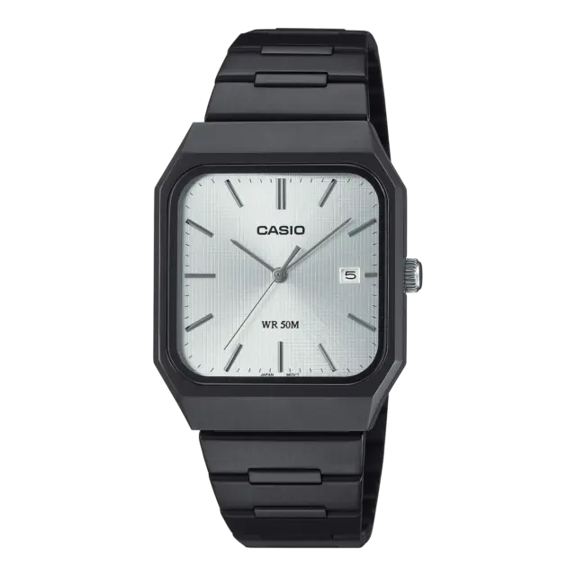 Casio MTP-B185B-7A Men’s Black Stainless Steel Analog Watch