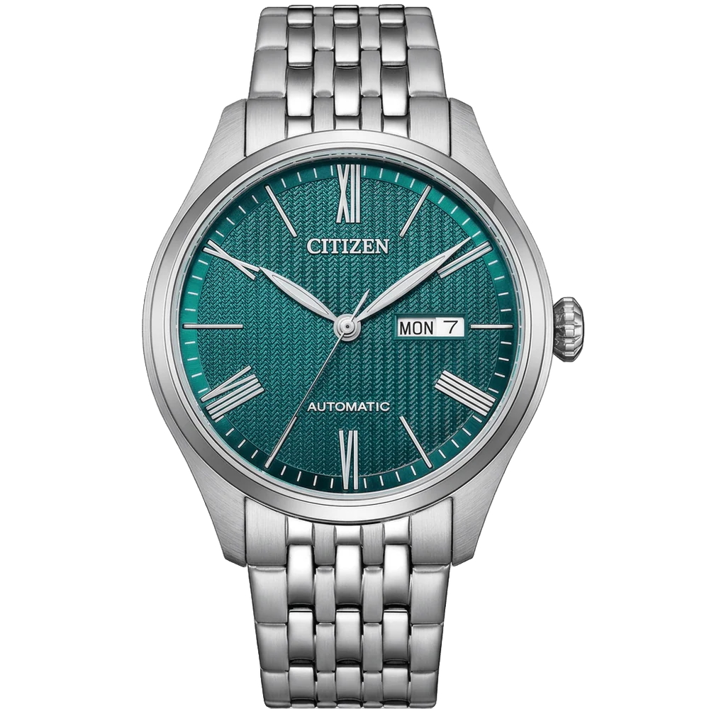 Citizen NH8410-59X Men's Automatic Teal Green Dial Watch 40mm