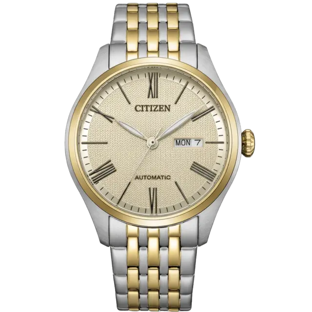 Citizen NH8414-58B Men's Two-Tone Automatic Watch 40mm