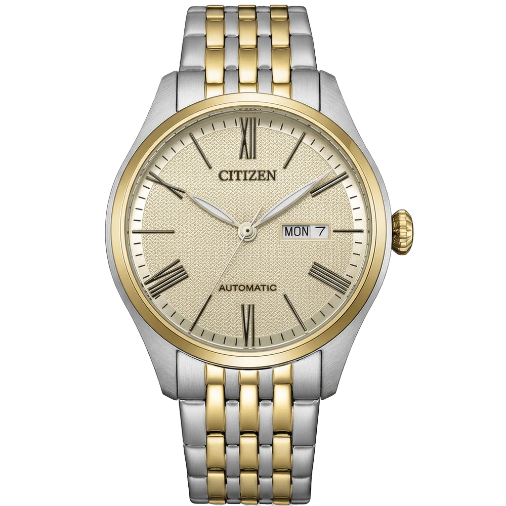 Citizen NH8414-58B Men's Two-Tone Automatic Watch 40mm
