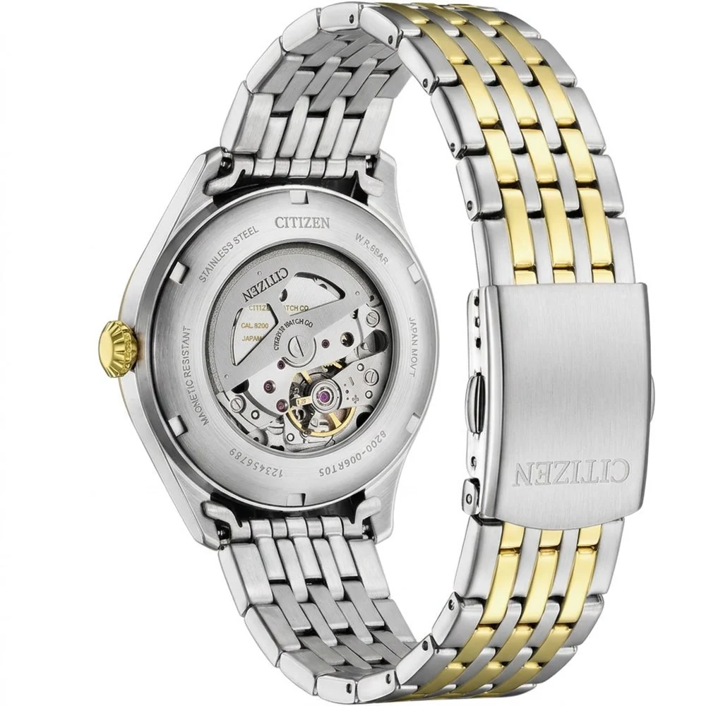 Citizen NH8414-58B Men's Two-Tone Automatic Watch 40mm