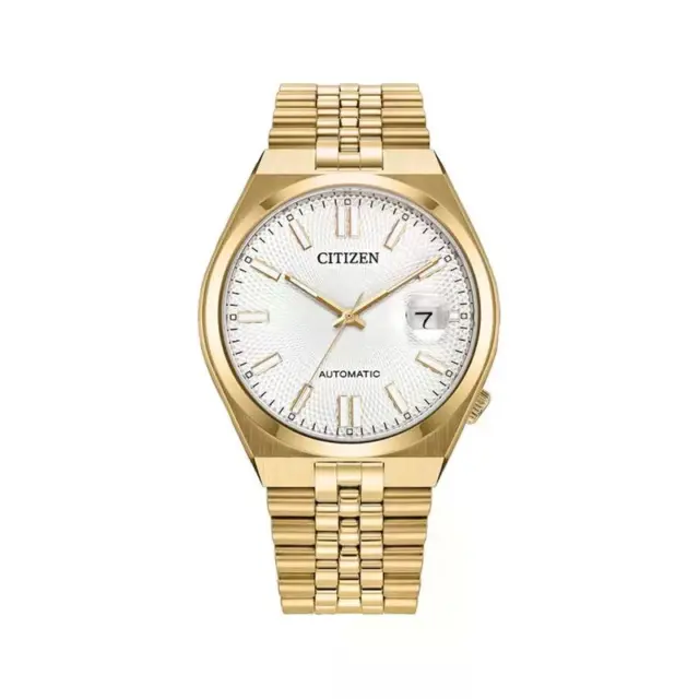 Citizen TSUYOSA 60 Automatic Men's Watch NK0022-50A – Gold Tone / Silver Dial