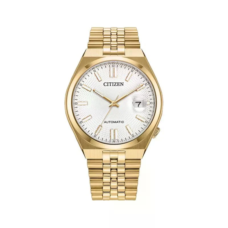 Citizen TSUYOSA 60 Automatic Men's Watch NK0022-50A – Gold Tone / Silver Dial