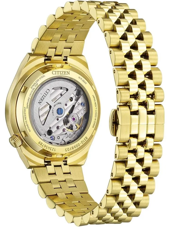 Citizen TSUYOSA 60 Automatic Unisex Watch – Gold Tone / Silver Dial