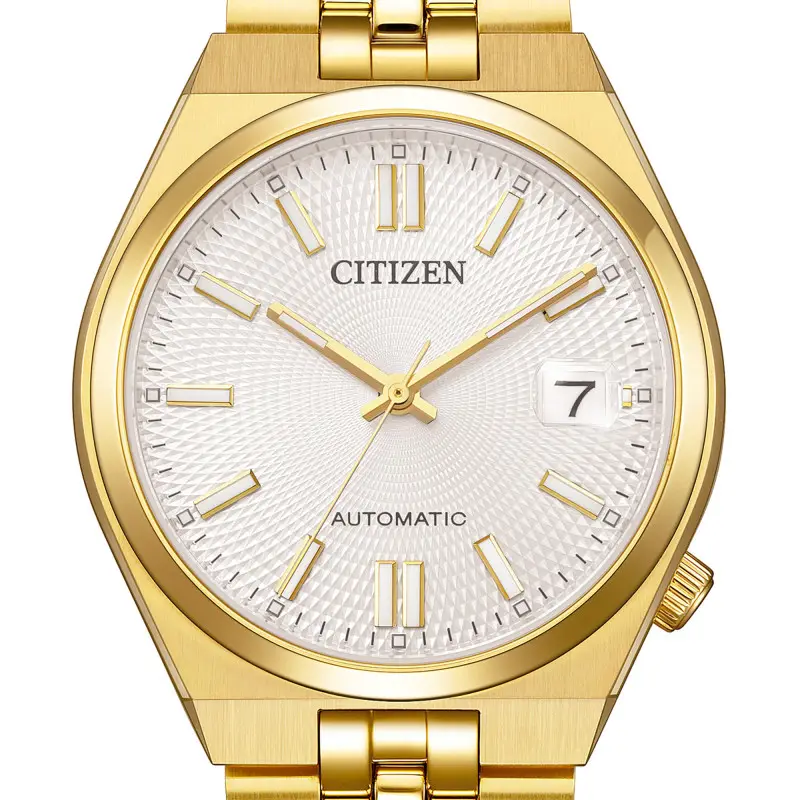 Citizen TSUYOSA 60 Automatic Unisex Watch – Gold Tone / Silver Dial