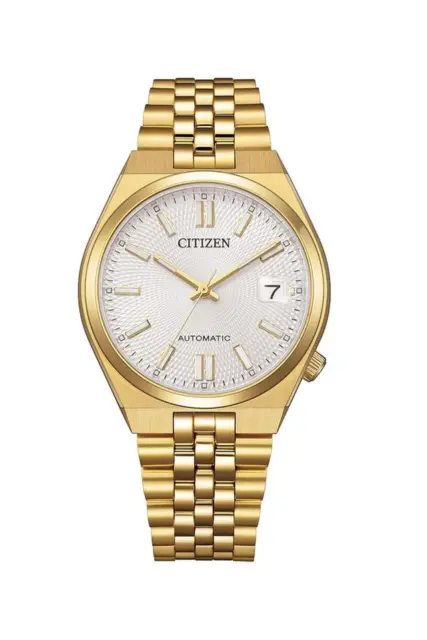Citizen TSUYOSA 60 Automatic Unisex Watch – Gold Tone / Silver Dial