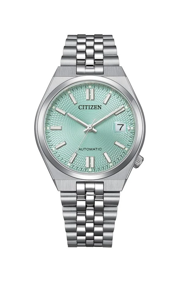 Citizen TSUYOSA 60 Automatic Unisex Watch – Green Dial 37mm NK0030-51X