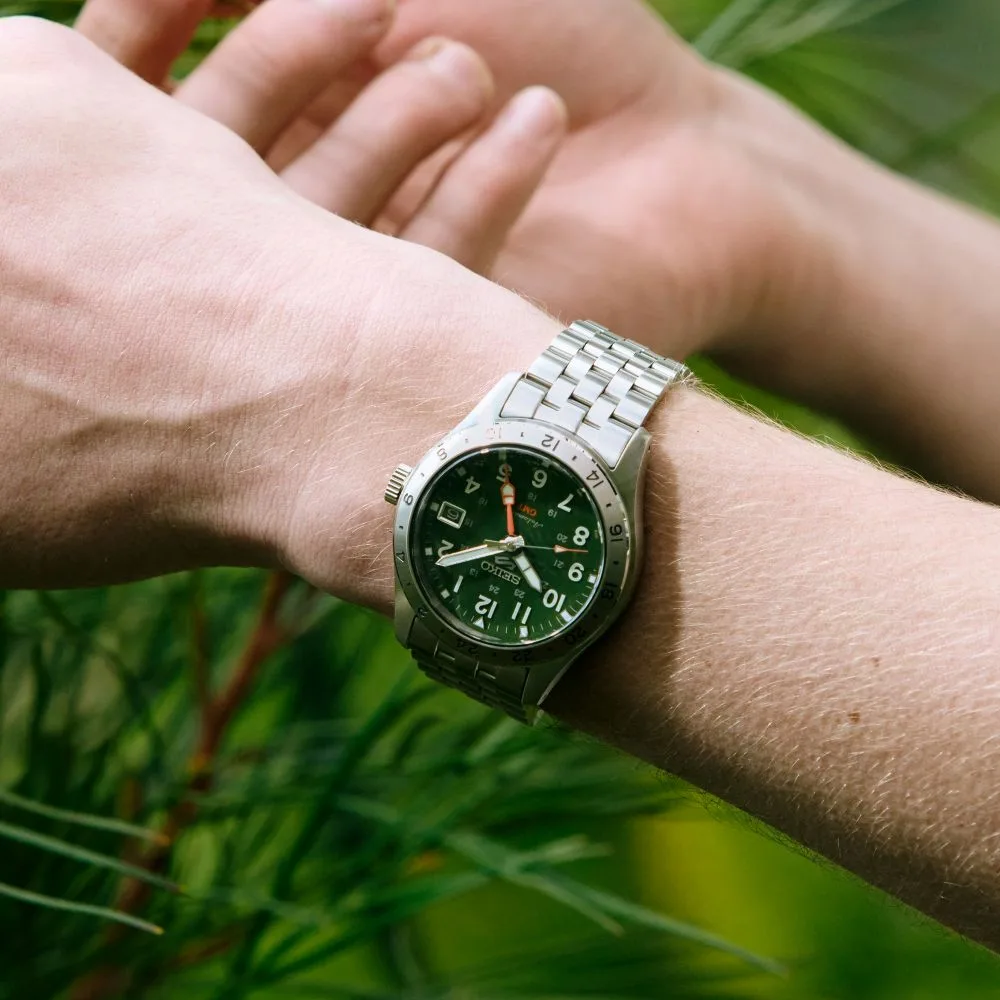 Seiko 5 Sports HDB001 Automatic GMT Green Dial Men's Watch