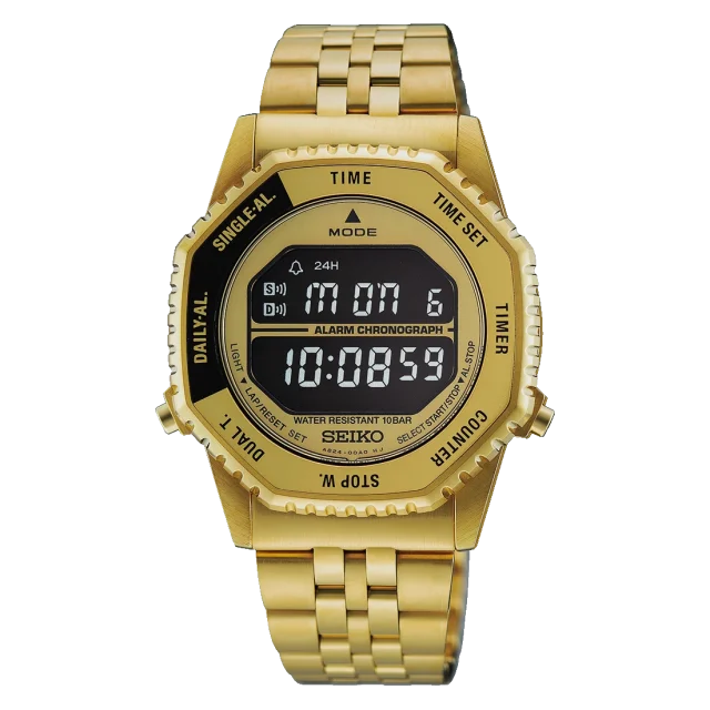 Seiko Discover More HFL003 Men’s Digital Quartz Stainless Steel Watch