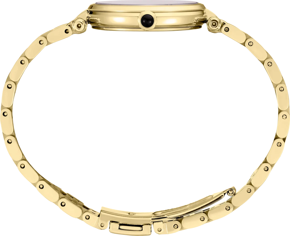 Seiko Discover More HGH008 Women's Mother of Pearl Diamond Dial Quartz Watch