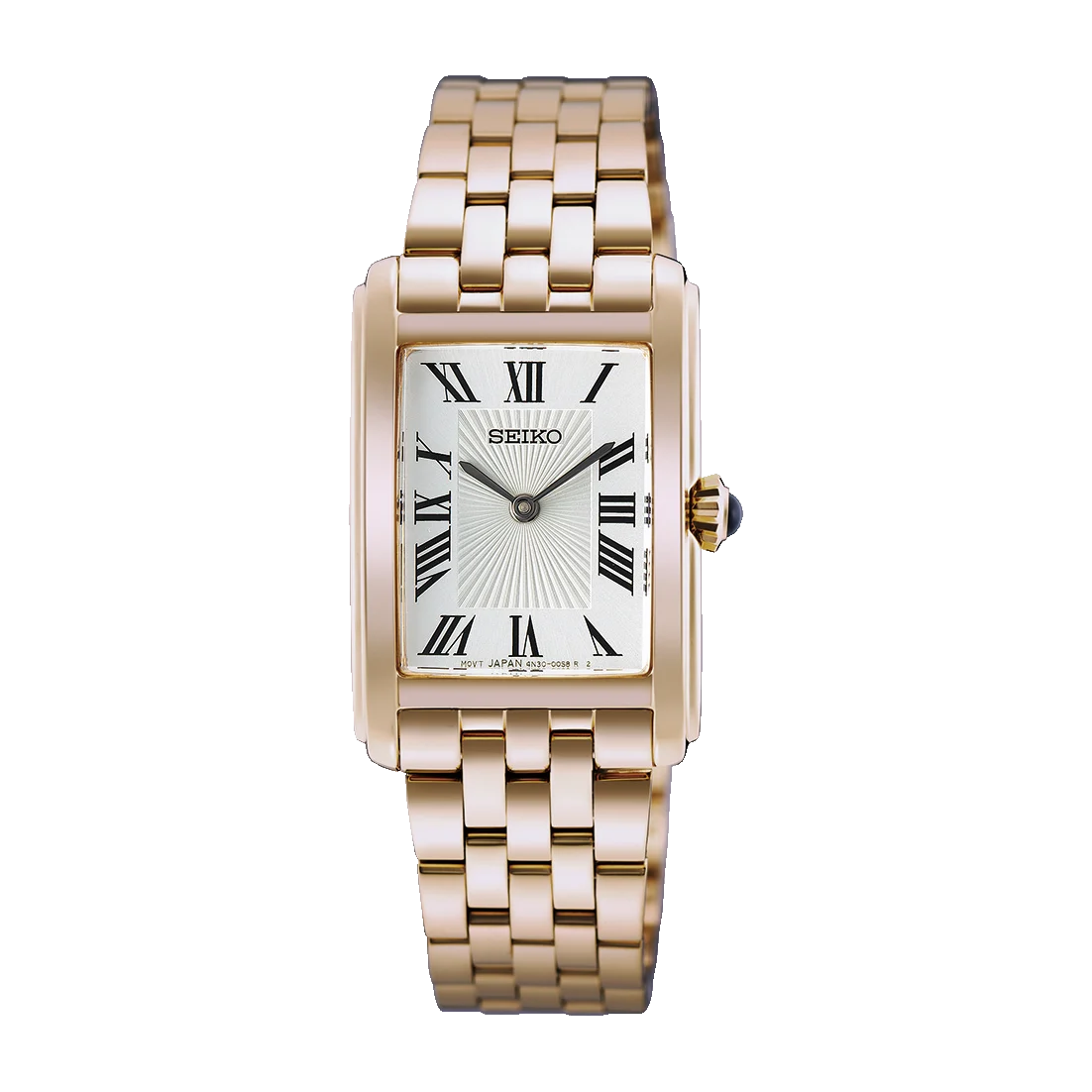 Seiko Ladies Dress Watch HGG002P1 – Rose Gold Tone Stainless Steel