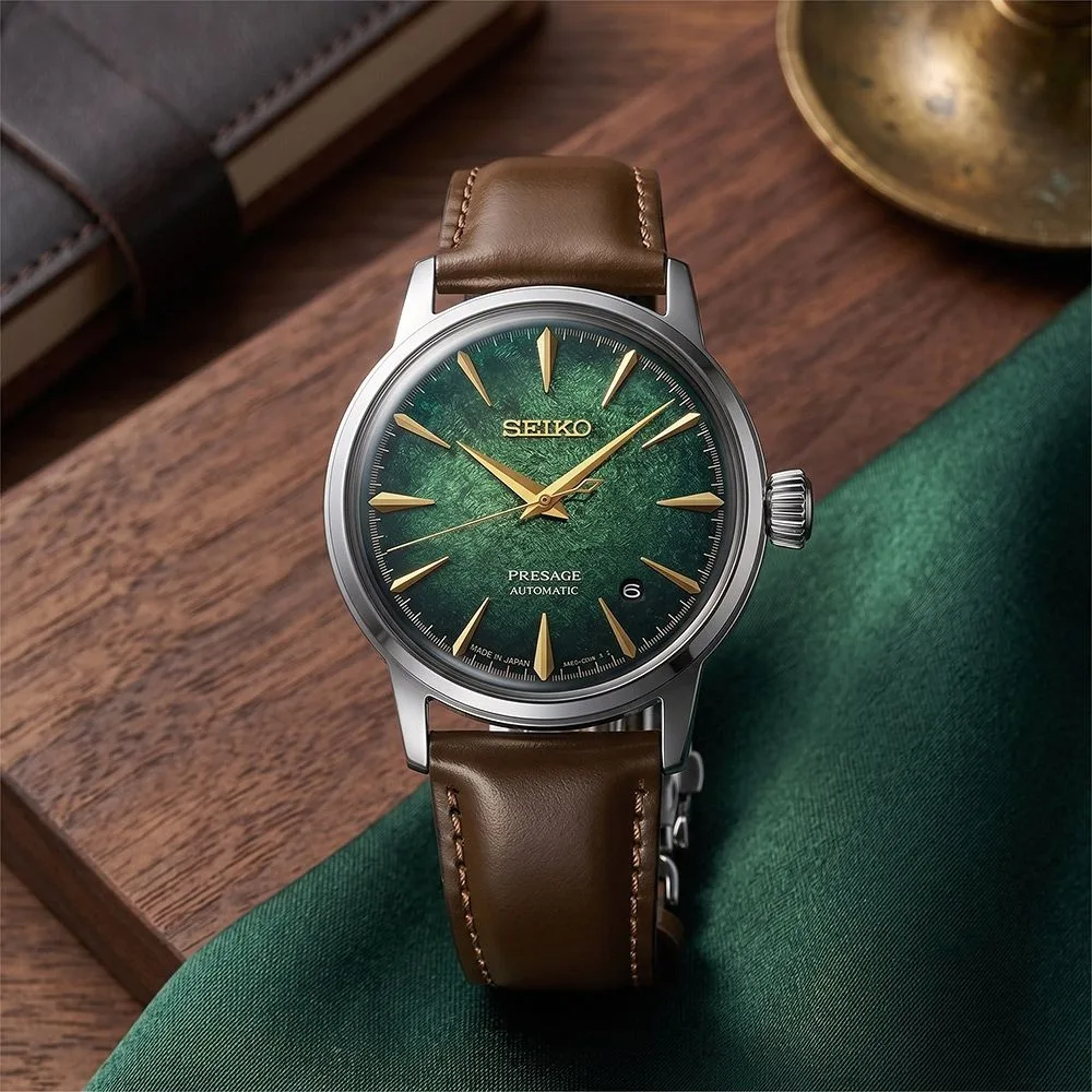 Seiko Presage Cocktail Time HCB002J1 Men's Green Automatic Watch