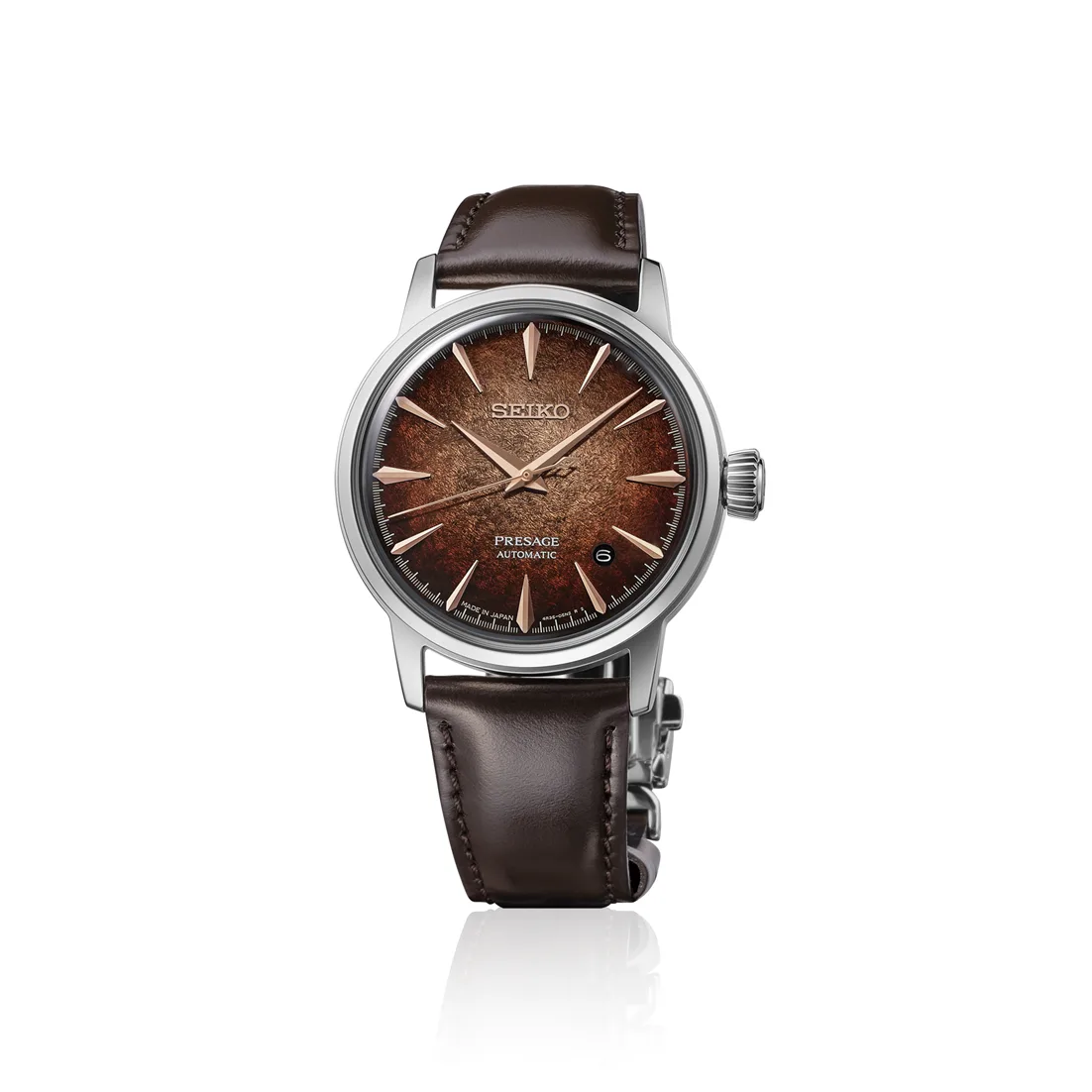 Seiko Presage Cocktail Time HCB003J1 Men's Automatic Watch – Whiskey Mist