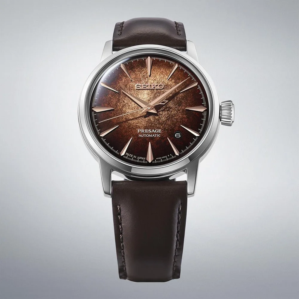 Seiko Presage Cocktail Time HCB003J1 Men's Automatic Watch – Whiskey Mist
