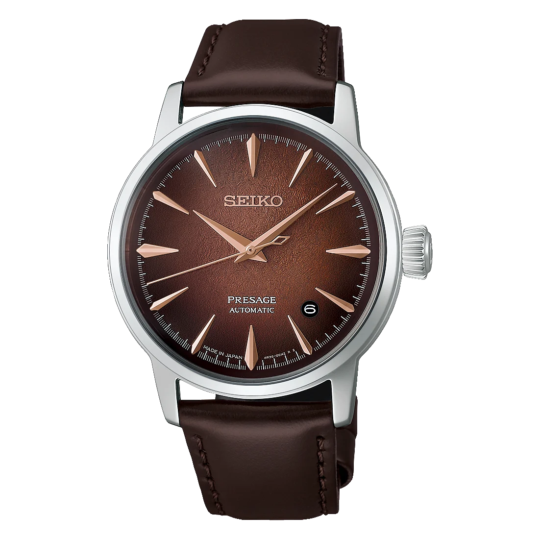 Seiko Presage Cocktail Time HCB003J1 Men's Automatic Watch – Whiskey Mist