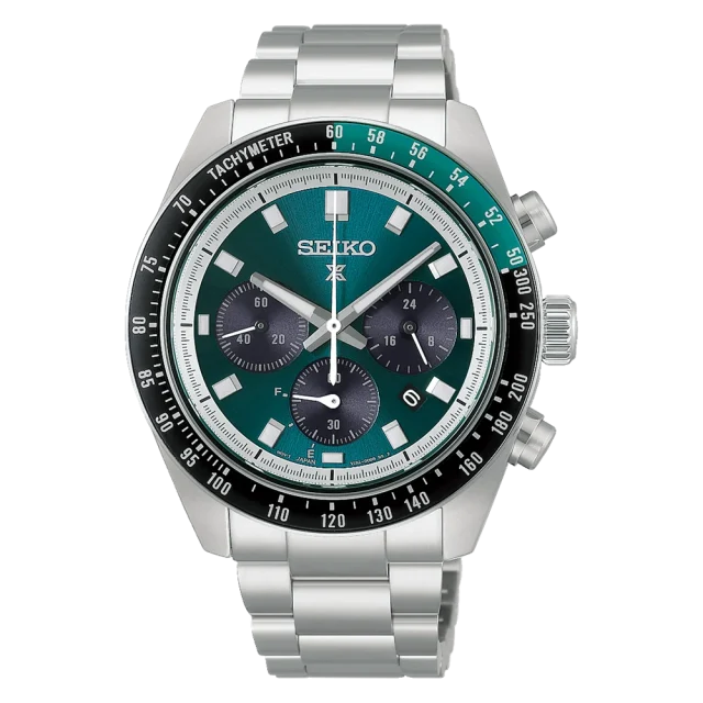 Seiko Prospex Speedtimer Solar Chronograph HBJ003P – Green Dial