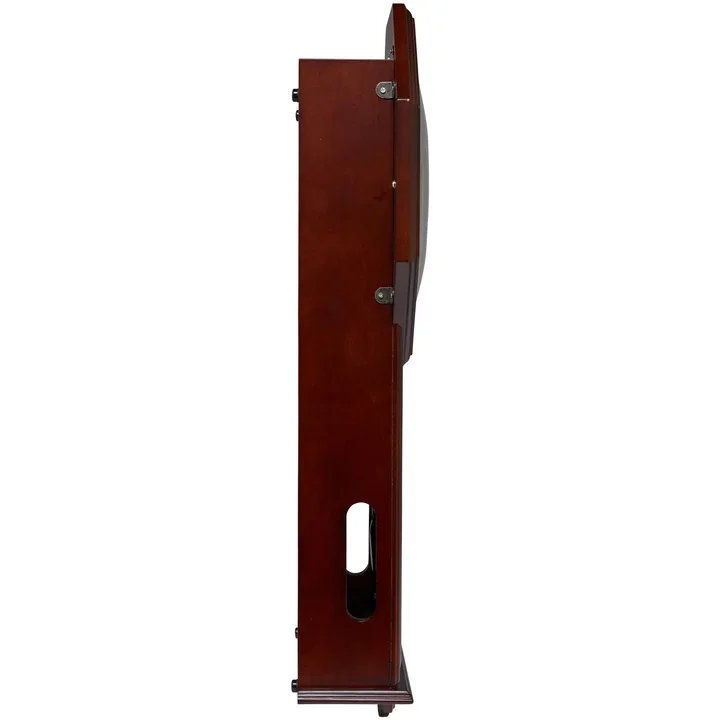 Seiko QXH076-B Chiming Pendulum Wooden Wall Clock – Dark Brown