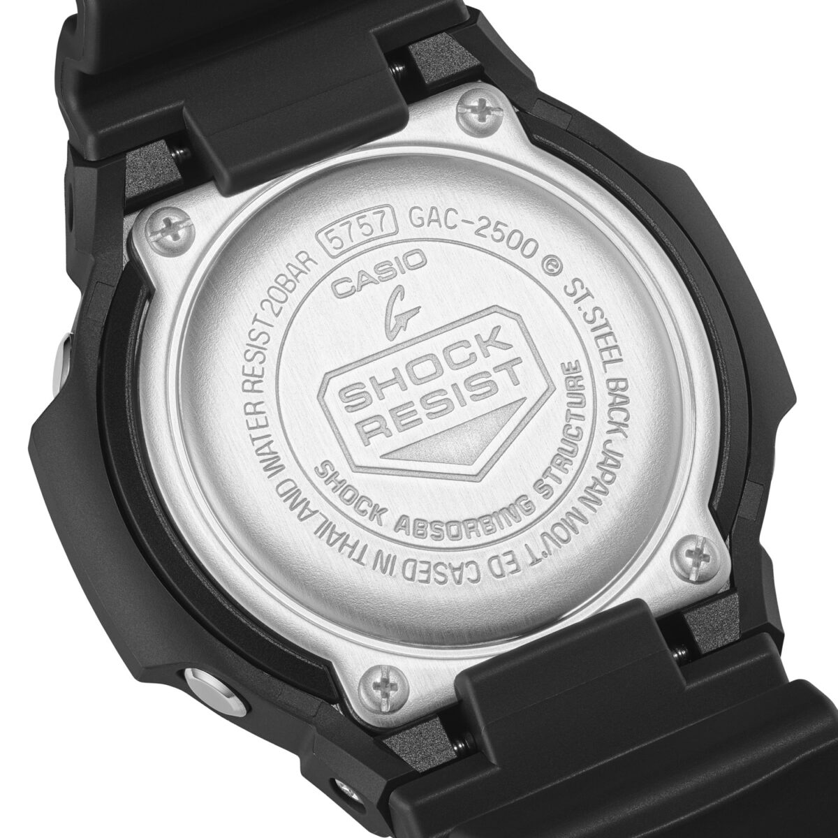 Casio G-SHOCK GAC-2500-1A Men's Black Analogue Watch – 200M Water Resistant