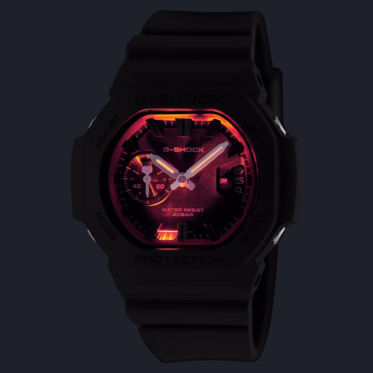 Casio G-SHOCK GAC-2500-1A Men's Black Analogue Watch – 200M Water Resistant