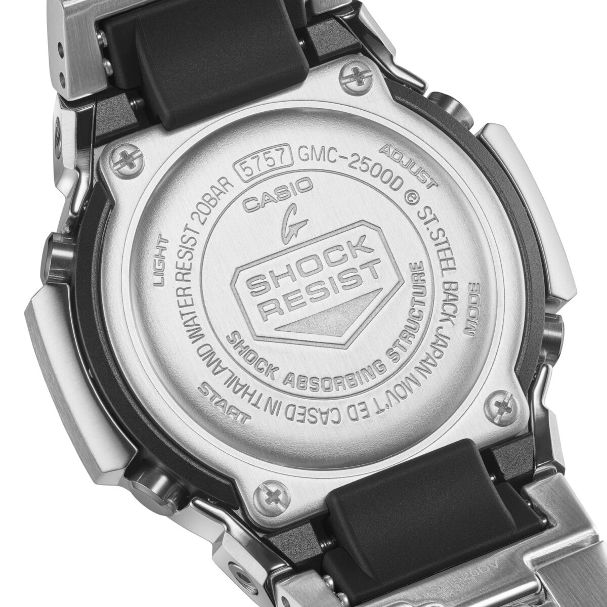 Casio G-SHOCK GMC-2500D-1A2 Men's Stainless Steel Analogue Watch – Blue-Grey Dial