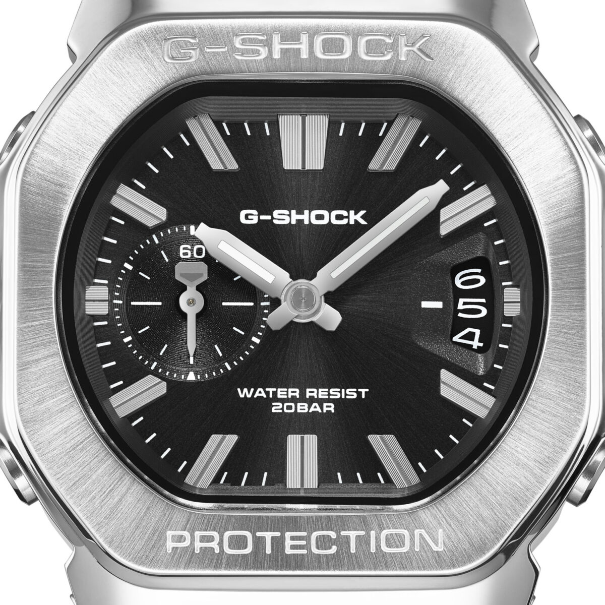 Casio G-SHOCK GMC-2500D-1A Men's Stainless Steel Analogue Watch – Black Dial