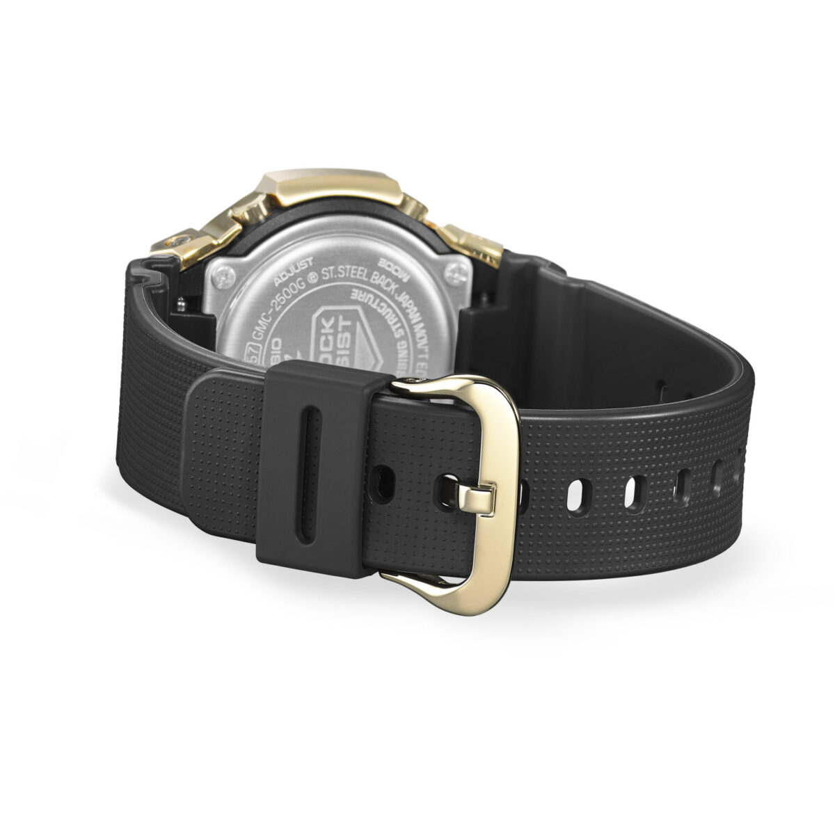 Casio G-SHOCK GMC-2500G-9A Men's Gold-Tone Analogue Watch – Resin Strap