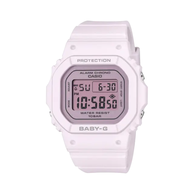 Casio Baby-G BGD565SC-4B Women's Digital Watch – Pearlescent Dial, 100M Water Resistant