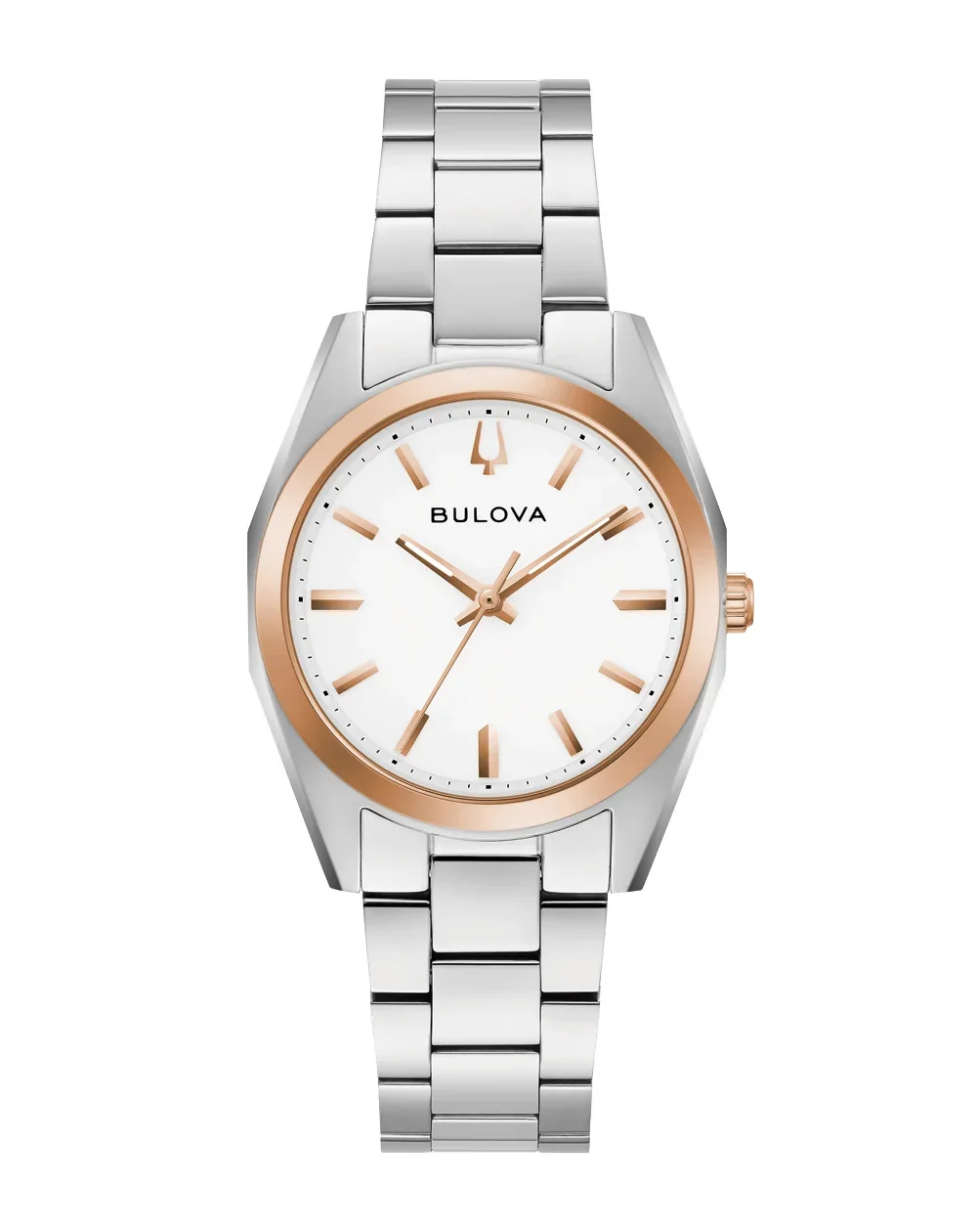 Bulova Ladies Surveyor Two-Tone Quartz Watch – 98L337