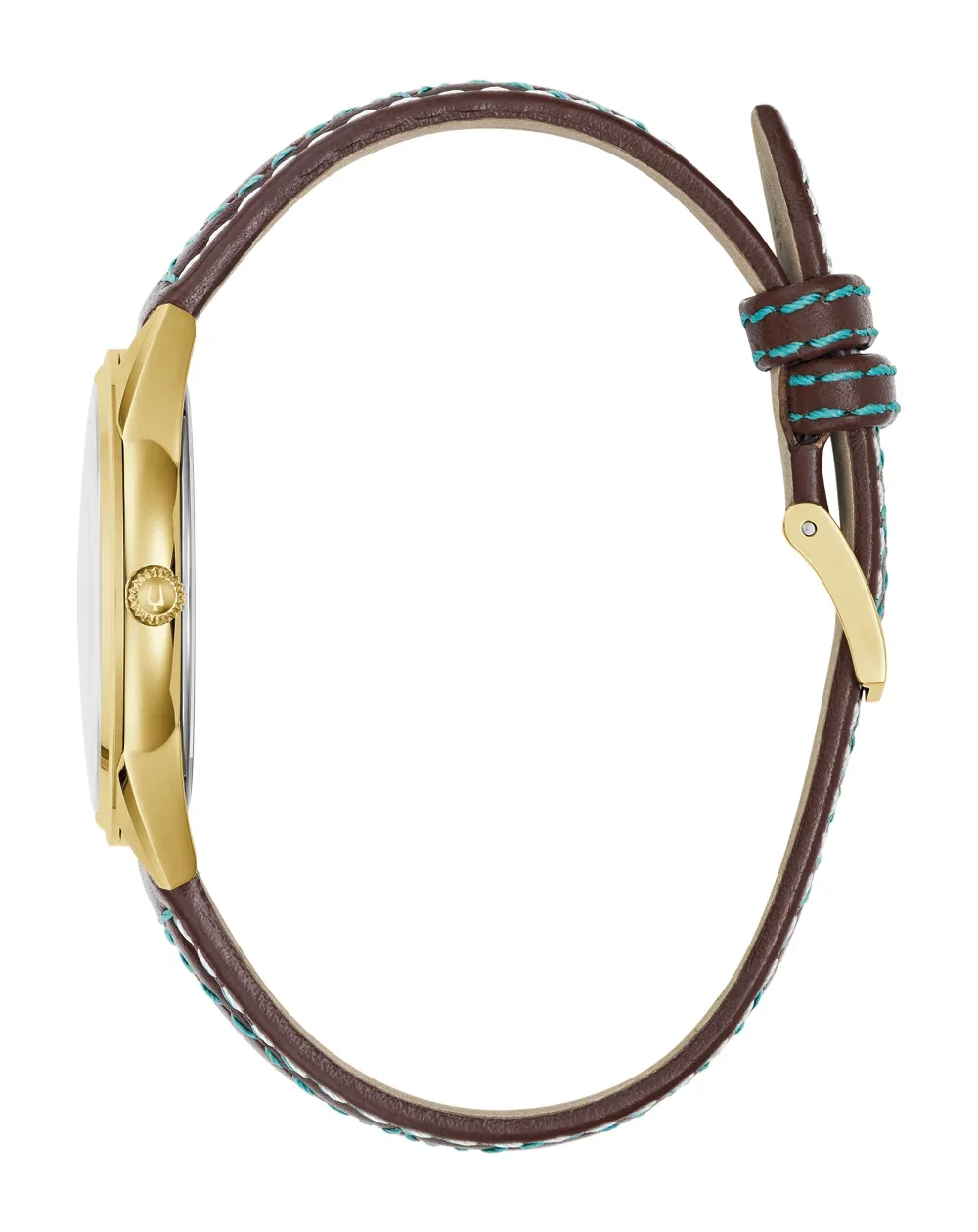Bulova Ladies Western Sutton Turquoise Mother-of-Pearl Watch – 97L203