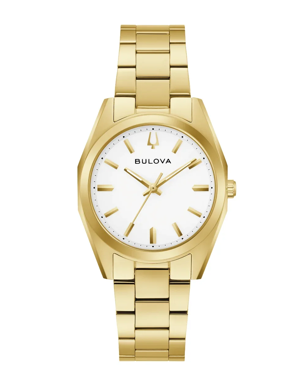 Bulova Surveyor Ladies Gold-Tone Watch – 97L206