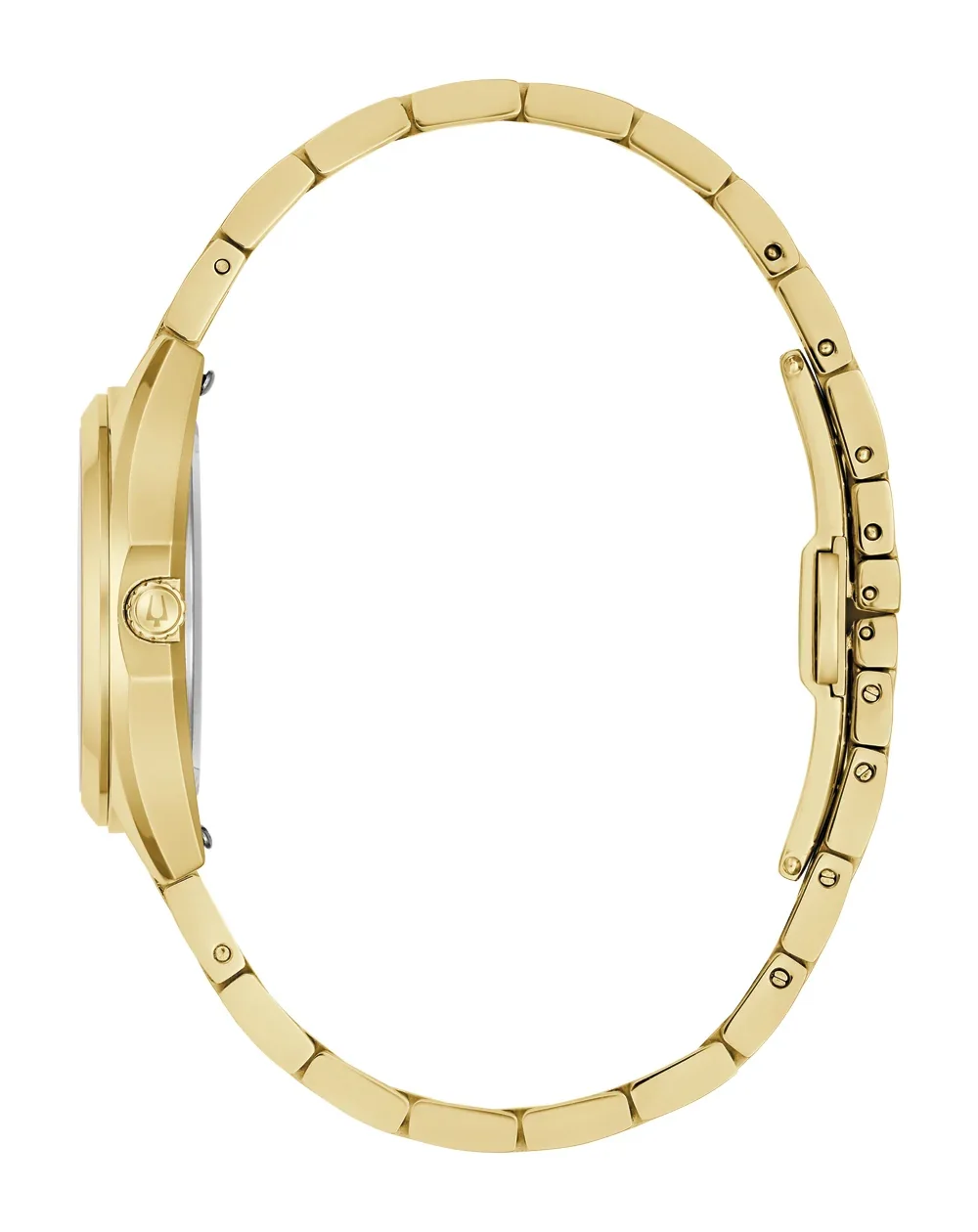 Bulova Surveyor Ladies Gold-Tone Watch – 97L206