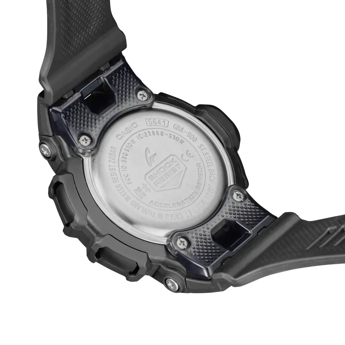 Casio G-Shock GBA900-1A G-SQUAD Men's Black Bluetooth Analog Digital Sports Watch – 200M Water Resistant