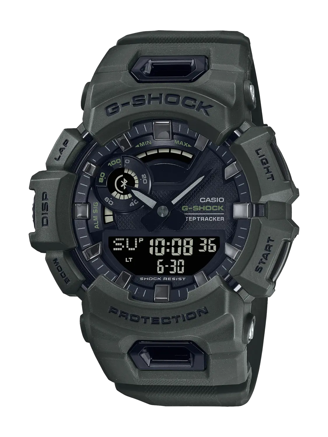Casio G-Shock GBA900UU-3A G-SQUAD Green Analog Digital Bluetooth Sports Watch – 200M Water Resistant