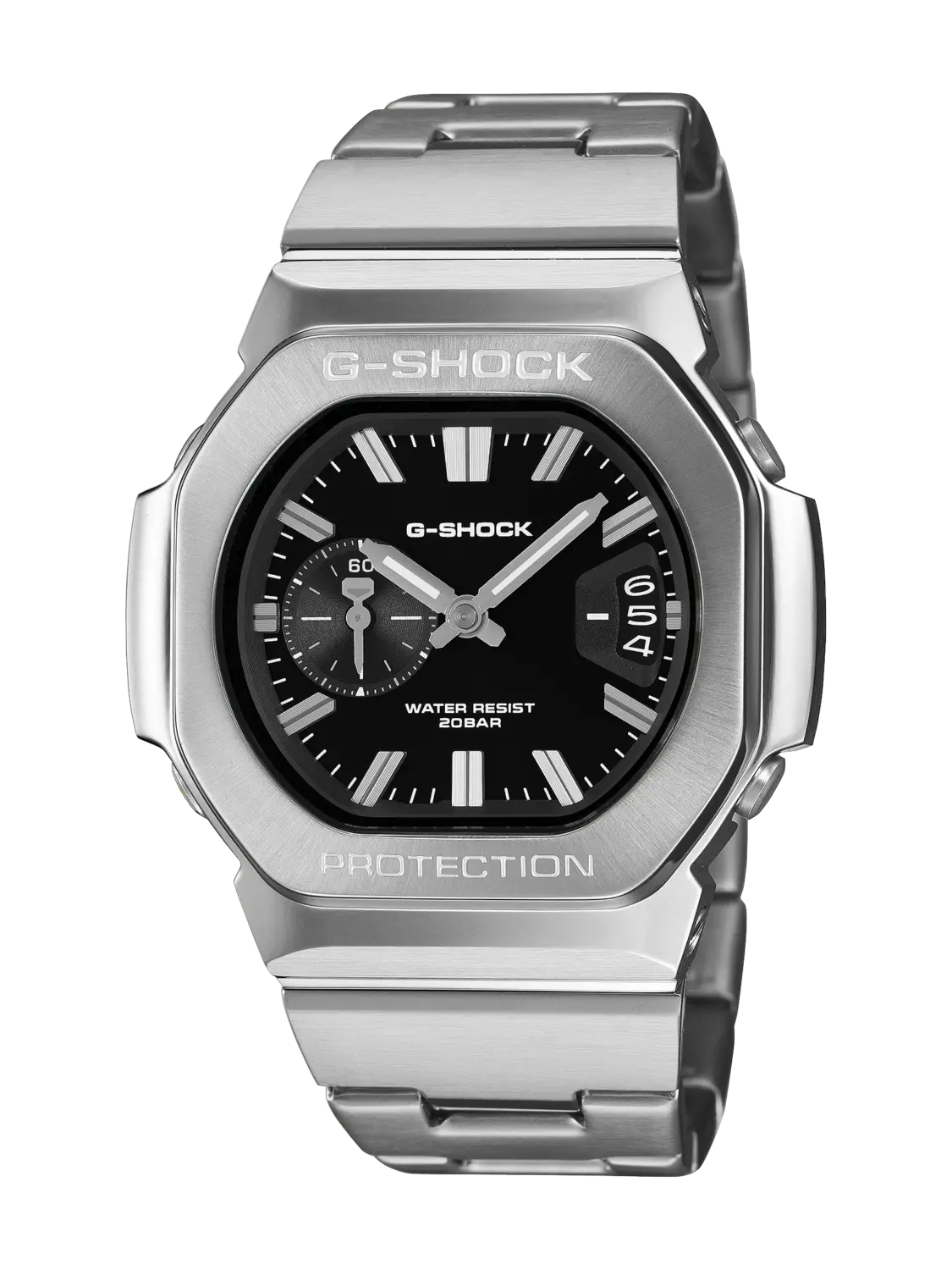 Casio G-SHOCK GMC-2500D-1A Men's Stainless Steel Analogue Watch – Black Dial