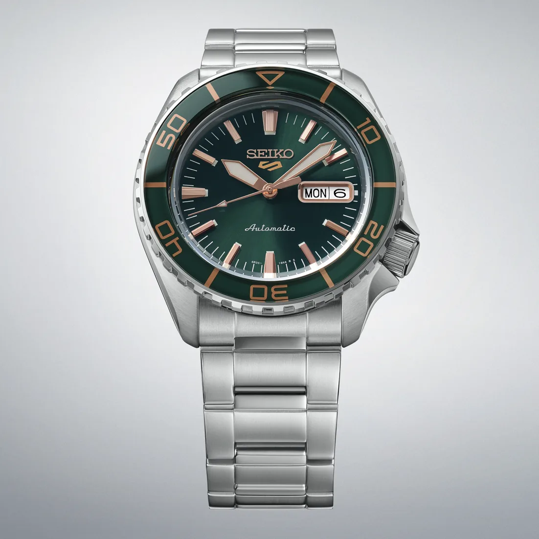 Seiko 5 Sports SKX HDB005K1 Men's Automatic Watch – Stainless Steel – 100M Water Resistant – 3 Year Warranty