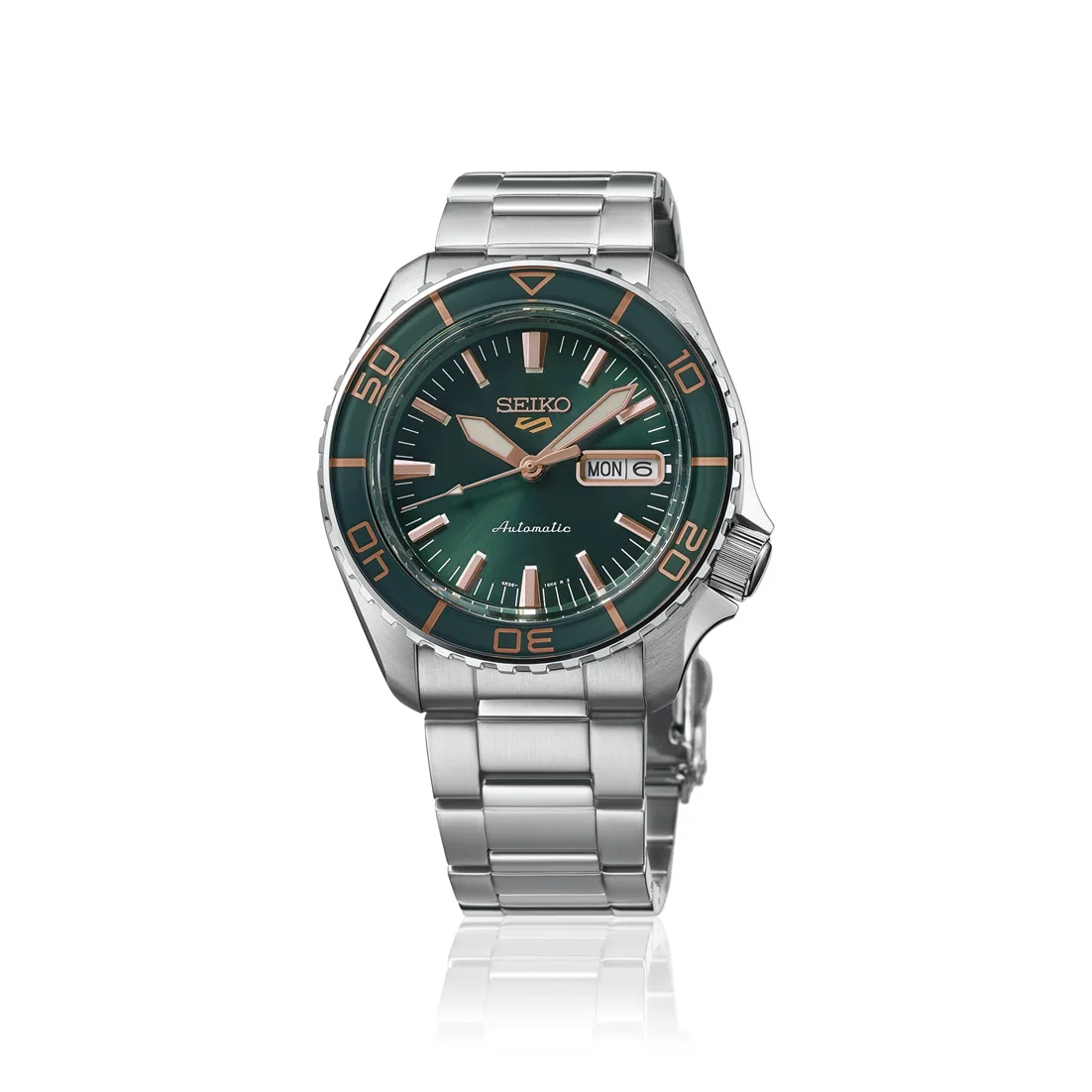 Seiko 5 Sports SKX HDB005K1 Men's Automatic Watch – Stainless Steel – 100M Water Resistant – 3 Year Warranty